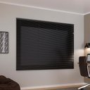 Ver imagem 1 de Persiana Horizontal Alumínio Kit 02 1,10 X 1,30 (2,20x1,30) Cores:preta