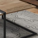 Ver imagem 6 de Mesa De Centro Estilo Industrial Aurum Demoliçao Preto DHom