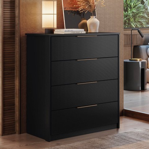 Cômoda para Quarto com 4 Gavetas Alia