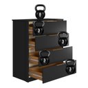 Ver mais imagens de Cômoda para Quarto com 4 Gavetas Alia