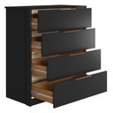 Ver imagem 5 de Cômoda para Quarto com 4 Gavetas Alia