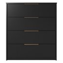 Ver imagem 2 de Cômoda para Quarto com 4 Gavetas Alia
