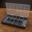 Ver imagem 2 de Caixa Box Organizador 10 Divisorias Multiuso Estojo Maleta Pesca Costura Prego Bijuteria Medicamento