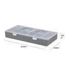 Ver imagem 7 de Caixa Box Organizador 10 Divisorias Multiuso Estojo Maleta Pesca Costura Prego Bijuteria Medicamento