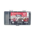 Ver imagem 4 de Caixa Box Organizador 10 Divisorias Multiuso Estojo Maleta Pesca Costura Prego Bijuteria Medicamento