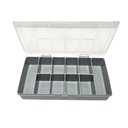 Ver imagem 6 de Caixa Box Organizador 10 Divisorias Multiuso Estojo Maleta Pesca Costura Prego Bijuteria Medicamento