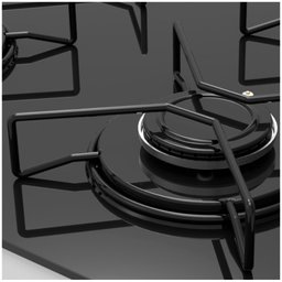 Fogão À Gás Ares Glass Realce 4 Bocas Mesa de Vidro Branco - 6