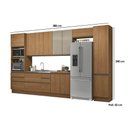 Ver imagem 4 de Cozinha Modulada Completa Maxxi 8 Peças 3 Aéreos + 2 Balcões + 1 Complemento+ 2 Paneleiros C8p45