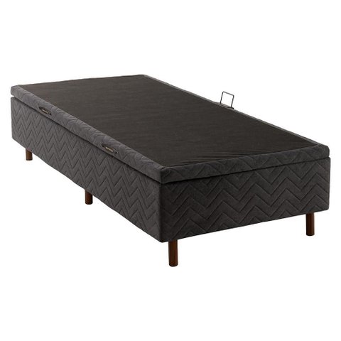 Base Sommier Baú Cama Box Solteiro Lotus Kappesberg 88 X 158