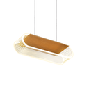 Ver imagem 2 de Lustre Pendente Telo Dourado Led 10w 25cm 3000k Bivolt Dcd01167