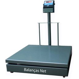 Balança Eletromecânica Digital 1000kg x 500g Plataforma 1,00x1,00 Com Coluna Inmetro Micheletti Mic  - 1