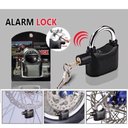 Ver imagem 6 de Cadeado com Alarme Sirene 110dba, Anti-furto, Som Alto, Trava Sonora, Ideal para Bike, Moto e Portão