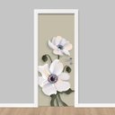 Ver imagem 1 de Adesivo de Porta - Flores 3D 3 Dekalque 103x213