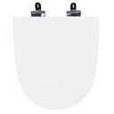 Ver imagem 1 de Assento Sanitário Poliéster para Louça Liss (docol) Slow Close Cromado (reb. Oculto) Branco