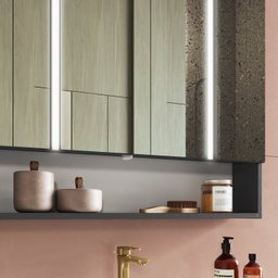 Espelheira para Banheiro com Led 2 Portas Yescasa - 5