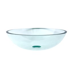 Gabinete de Vidro 40cm para Banheiro Cuba Redonda Incolor - DaHora - 3