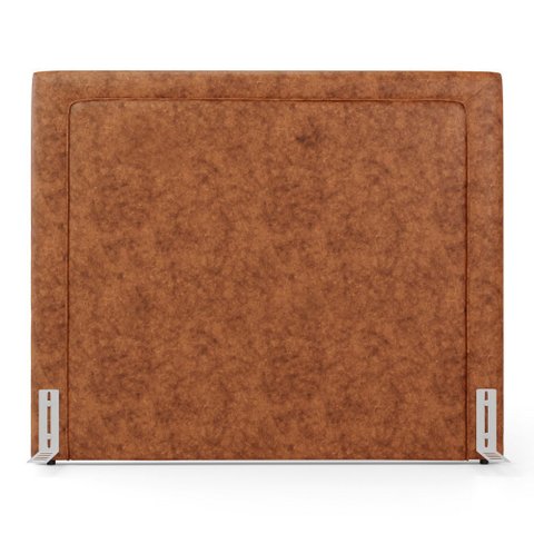 Cabeceira Cama Box Casal Padrão Alba 140cm com Frame Couríssimo Caramelo - Desk Design