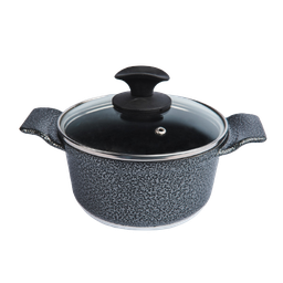 Jogo Panela Preta Titanium Talher Preto Javali AAL 26 A 30Cm - 2