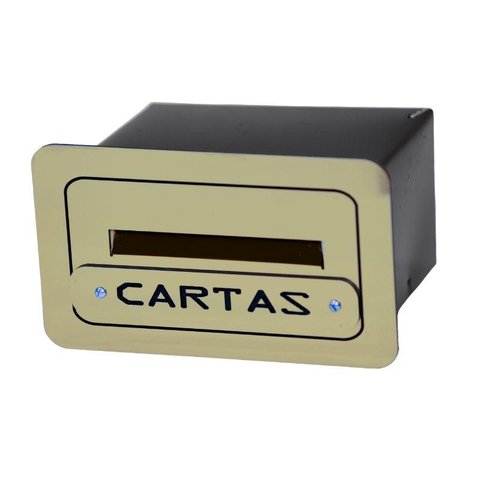 Caixa Correio Numeral 5n Ouro Escovado Acm - 44583