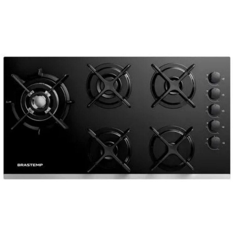 Cooktop a Gás 5q Brastemp Eclipse Collection Bdd86apuna Bivolt Cooktop a Gás 5q Brastemp Eclipse Collection Bdd86apuna Bivolt