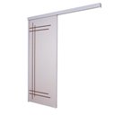 Ver imagem 1 de Porta de Correr Branco Prime Frisada F05 210x70