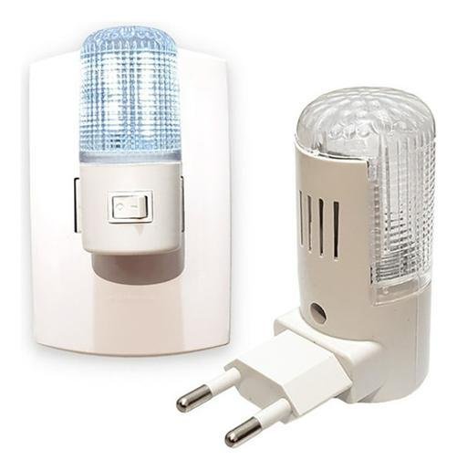 Kit 4 Luminária de Tomada Abajur Led Mini Luz Noturna Bivolt - 4