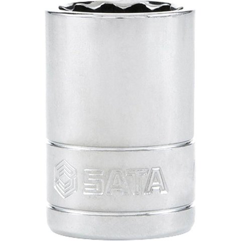 Soquete Estriado com Encaixe 1-2 x 1.1-4 ST13515SC Aço Cromo Vanádio Sata