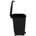 Ver imagem 5 de Lixeira Plástica 25l com Pedal Cozinha Lavanderia Tramontina T-force Preta Cesto de Lixo