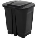 Ver imagem 4 de Lixeira Plástica 25l com Pedal Cozinha Lavanderia Tramontina T-force Preta Cesto de Lixo