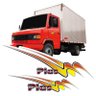 Kit Adesivos Portas Caminhões para Mercedes Benz Plus 18265 Cor Laranja Teu Adesivo - 3