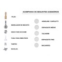 Ver imagem 5 de Moedor e Extrusor Pro Elétrico Boca 8 Branco 1/3 Cv 220V Anodilar