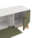 Ver imagem 6 de Rack Kappesberg 3 Portas Braco/verde Frevo 180cm