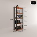 Ver imagem 4 de Estante Livreiro Multiuso Movlar 5 Prateleiras 0703