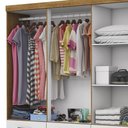 Ver imagem 6 de Guarda Roupa D22 6 Portas 6 Gavetas Com Pés Carioca Móveis