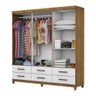 Guarda Roupa D22 6 Portas 6 Gavetas Com Pés Carioca Móveis - 4