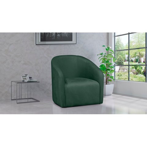 Kit 2 Poltronas Decorativa Lara Veludo Verde - Lm Decor