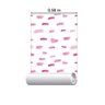 Papel de Parede Adesivo Abstrato Rosa N018054 - 3