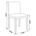 Ver imagem 3 de Kit 06 Cadeiras Sala de Jantar Madeira Maciça Steve Tela Rattan Sextavano Linho Cinza/amêndoa G55 -