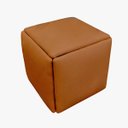 Ver imagem 1 de Puff 5 em 1 Puff Multifuncional Banco Resistente Versátil:marrom