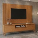 Ver imagem 2 de Rack com Painel para TV até 65 Polegadas 237cm x 201cm Ripado 100% MDF Piazza