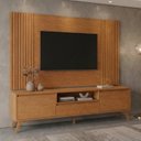 Ver imagem 2 de Rack com Painel para TV até 65 Polegadas 237cm x 201cm Ripado 100% MDF Piazza