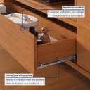 Ver imagem 7 de Rack com Painel para TV até 65 Polegadas 237cm x 201cm Ripado 100% MDF Piazza