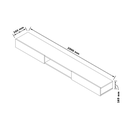Ver imagem 4 de Nicho Impacto 2.0 para Sala/quarto - 2 Cores:cinamomo