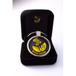 Chaveiro Profissão Biologia - Dourado - 2