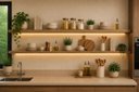 Ver imagem 3 de Prateleira MDF 30mm LED 195x20 Suporte Invisivel Freijo Natura 3000k 220V