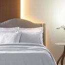 Ver imagem 3 de Kit Colcha 3 Peças Queen Percal 300 Fios Bordado Inglês Home Paris - Branco