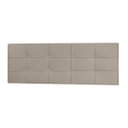 Ver imagem 3 de Kit Painel e Calçadeira Baú King 1,95m Roma Corano Bege - Pallazio