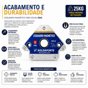 Ver imagem 6 de Esquadro Magnetico 25kg 4 Peças Industrial - Soldaforte