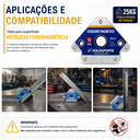 Ver imagem 5 de Esquadro Magnetico 25kg 4 Peças Industrial - Soldaforte