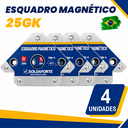 Ver mais imagens de Esquadro Magnetico 25kg 4 Peças Industrial - Soldaforte